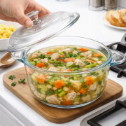 Каструля скляна 1л 1шт бум. кор.(7*16,5*22)см №4203 (12) Каструля скляна 1л 1шт бум. кор.(7*16,5*22)см №4203 (12)