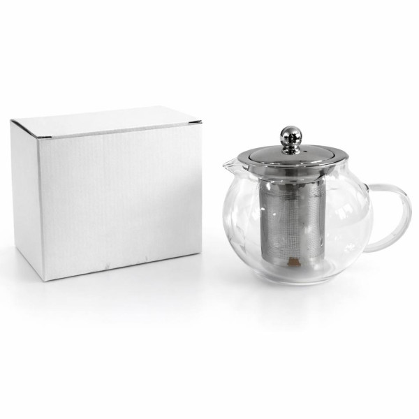 Чайник заварювальний скляний 650мл у бум. кор. №СН-650 (60)