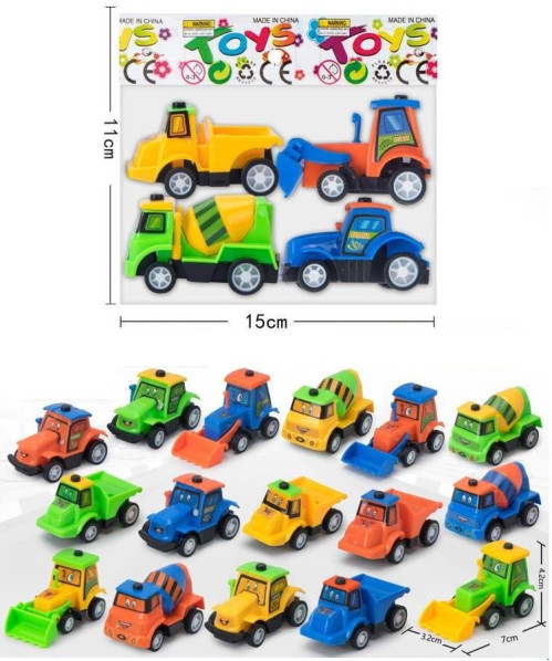 Іграшкові Машинки 4шт в наборі 4кол (5см) №399-263G (480)