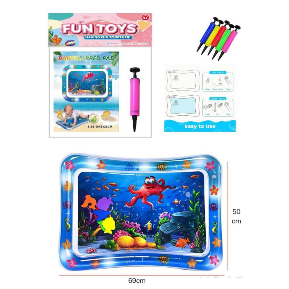 Іграшка №А5 Надувний ігровий розвиваючий водний дитячий килимок Baby Water Play Mat (50*69) (168) Іграшка №А5 Надувний ігровий розвиваючий водний дитячий килимок Baby Water Play Mat (50*69) (168)