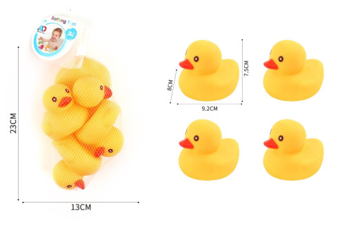 Іграшка Качечка для Ванни 4 шт в наборі (8*9,2*7,5)см №MD0134 (144)