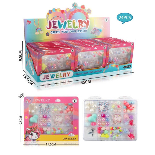 Игрушка Набор для Плетения Jewelry 24наборов в упк (9,5*11,5)см №LD6813-1 (432) Игрушка Набор для Плетения Jewelry 24наборов в упк (9,5*11,5)см №LD6813-1 (432)