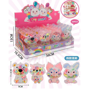 Іграшка Набір для Плетіння DIY Beads 20наборів в упк.(11,5*9)см ,№LD6506-1 (480) оптом купити в Knopa