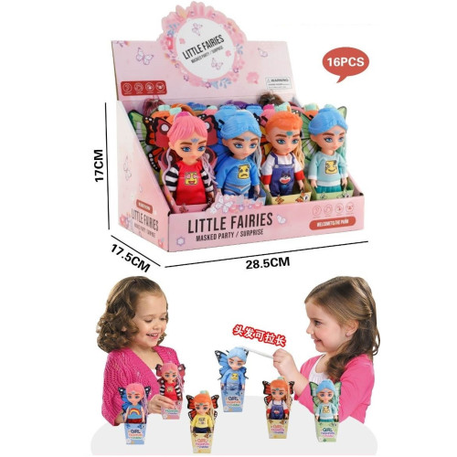 Іграшка Лялька Little Fairies силіконове волосся тягнеться,16шт в упк.(17*17,5*28,5)№LK1436A-13 Іграшка Лялька Little Fairies силіконове волосся тягнеться,16шт в упк.(17*17,5*28,5)№LK1436A-13