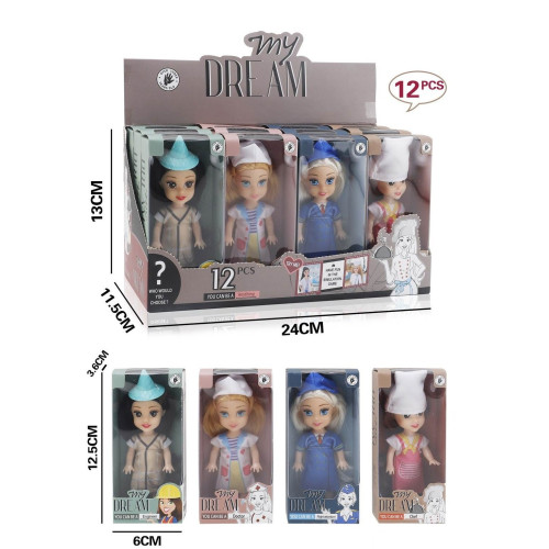 Игрушка Кукла My Dream 12шт в упк №LK1704 (12,5*6)см (720) Игрушка Кукла My Dream 12шт в упк №LK1704 (12,5*6)см (720)