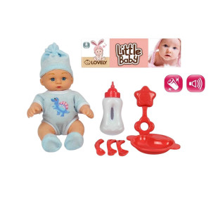Игрушка Пупсик Little Baby с аксессуарами,в пакете,(23см) №Y347-4P/Y347-2P (144) оптом купить в Knopa