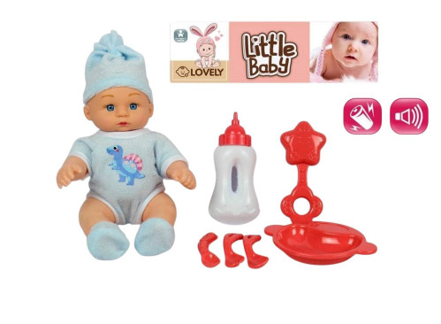 Іграшка Пупсик Little Baby з аксесуарами, в пакеті, (23см) №Y347-4P/Y347-2P (144)