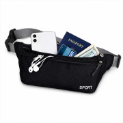 Сумка поясная мужск. из полиэстера 12шт в упак (31*11)см №1237-1 (300) Сумка поясная мужск. из полиэстера 12шт в упак (31*11)см №1237-1 (300)