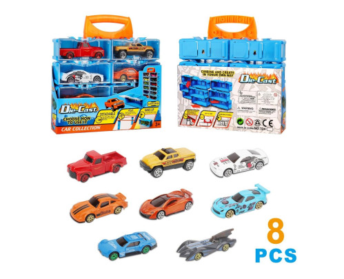 Іграшка Набір Машинки Die-Cast металеві 8шт 8см (1815*4см) №324-348 (72)