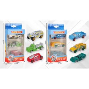 Іграшка Набір машинки MINI CAR 3шт метал. 8см (20*10*5см) №324-241 (240) оптом купити в Knopa