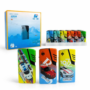 Зажигалка №851-3 Jet турбо 50шт в кор. (1000) оптом купить в Knopa