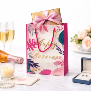 Пакет подарунковий з написом Happy forever.12шт в упак (18*23*10)см M №3550-M (360) Пакет подарунковий з написом Happy forever.12шт в упак (18*23*10)см M №3550-M (360)