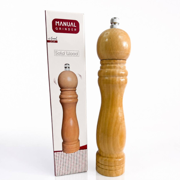 Перцемолка бол. дерев. механ. з керам. млином у кор. (21*4.5)см №WII-8 (100) Перцемолка бол. дерев. механ. з керам. млином у кор. (21*4.5)см №WII-8 (100)