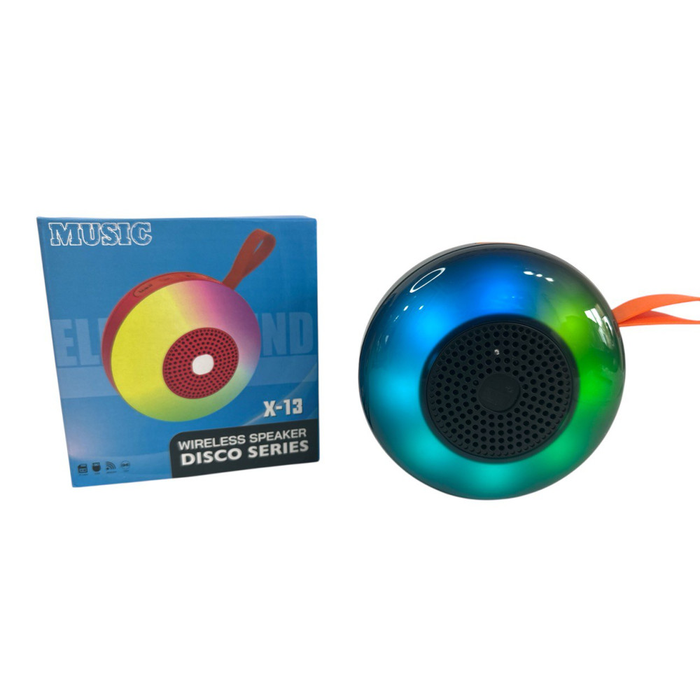 Колонка USB бездротова портотивна кругла. у кол. бум. кор. (5*11)см №Х-13 (100) Колонка USB бездротова портотивна кругла. у кол. бум. кор. (5*11)см №Х-13 (100)