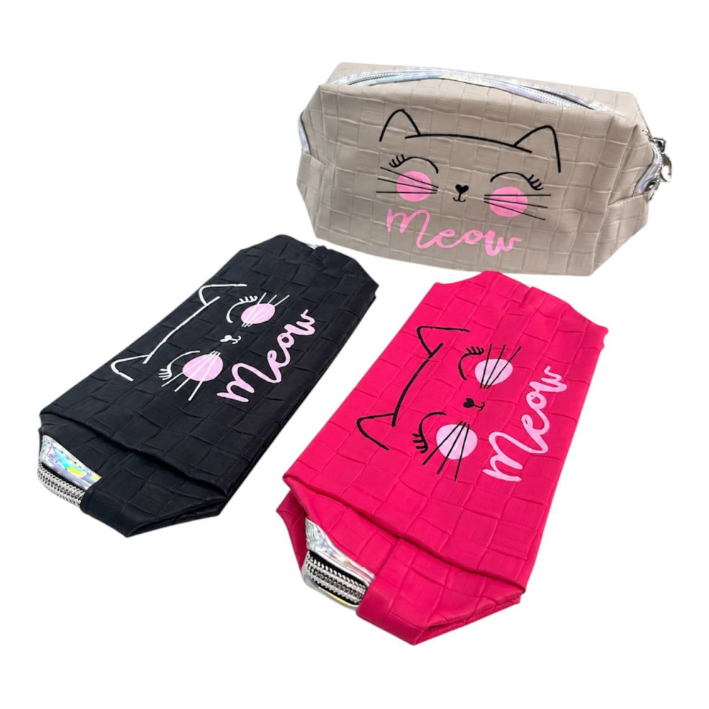 Косметичка pu з рис. кішки 1зм. 1ручка 4кол. 12шт в упак (25*7,5*10,7)см №833-1 (300) Косметичка pu з рис. кішки 1зм. 1ручка 4кол. 12шт в упак (25*7,5*10,7)см №833-1 (300)