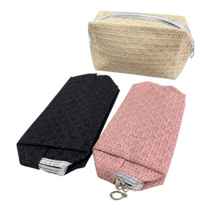 Косметичка pu 1зм 1ручка 4цв. 12шт в упак (24*6*10,8)см  №833-4 (300) оптом купить в Knopa