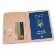 Чехол-кошелек для паспорта pu 4цв. 12шт в упак  (10,8*15,2)см  №835-1 (300)