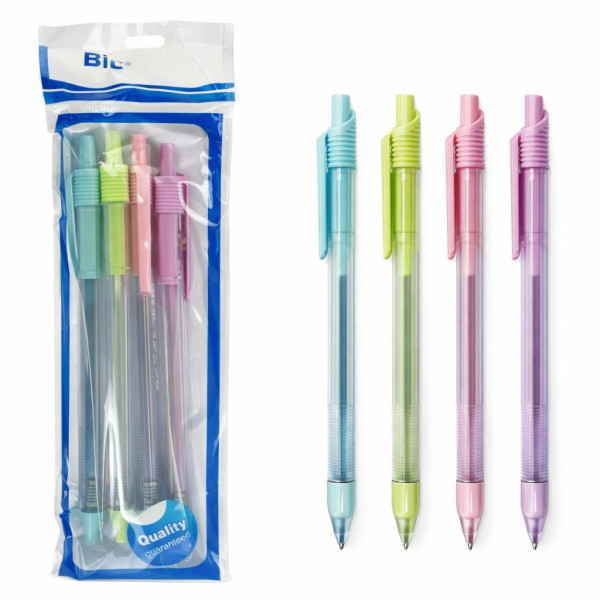 Ручка кулькова Bibaile, Cиня 0.7mm, (4шт в пакет) №BBL-043-4 (576) Ручка кулькова Bibaile, Cиня 0.7mm, (4шт в пакет) №BBL-043-4 (576)