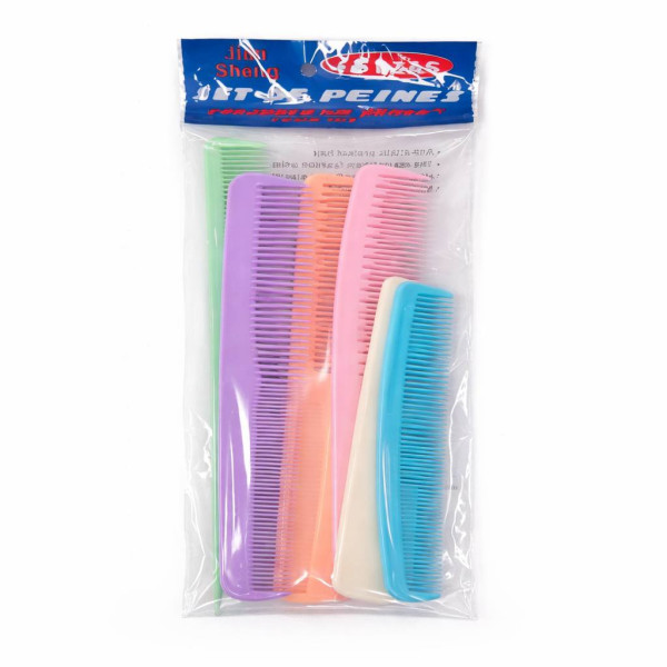 Гребінець пл. 6шт у кл. у наборі 12наб в упак №206 (240)